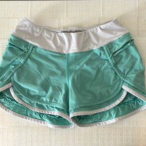 Hylete Iris Shorts - Mint and White - Size Small